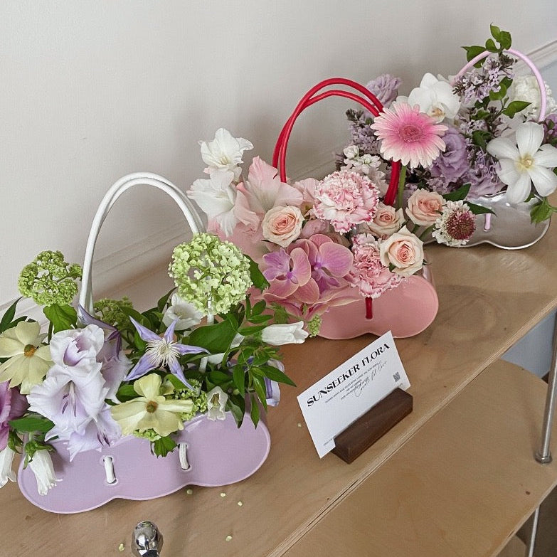 Handbag Shaped Ceramic Vase