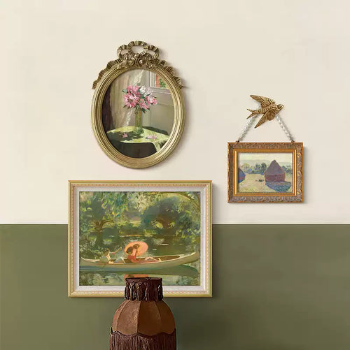 Vintage French Wall Painting Set