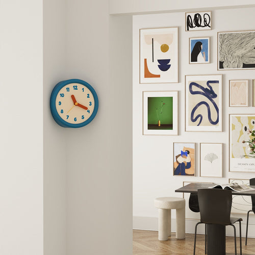 Blue Corner Time Clock