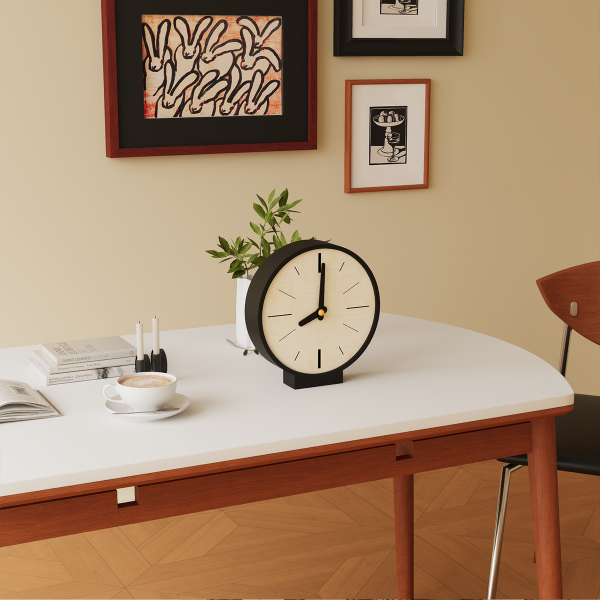 Classic Corner View Clock