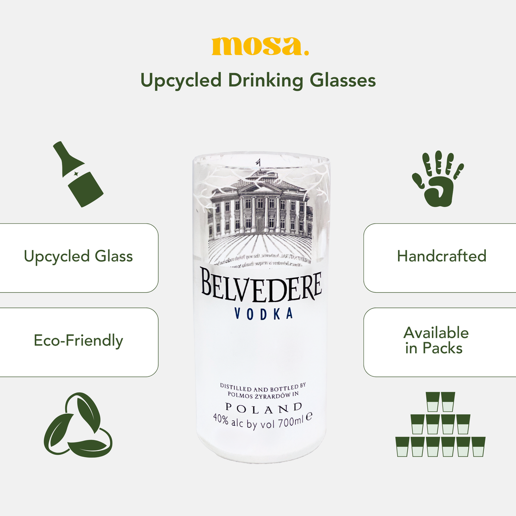 Belvedere Vodka Drinking Glasses