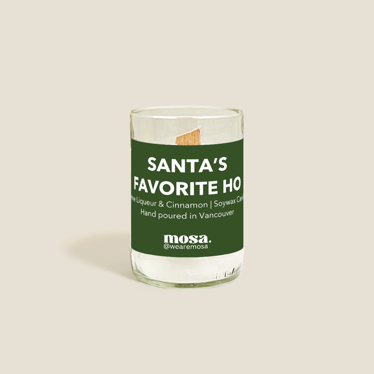 Crème Liqueur & Cinnamon Scented Soy Candle