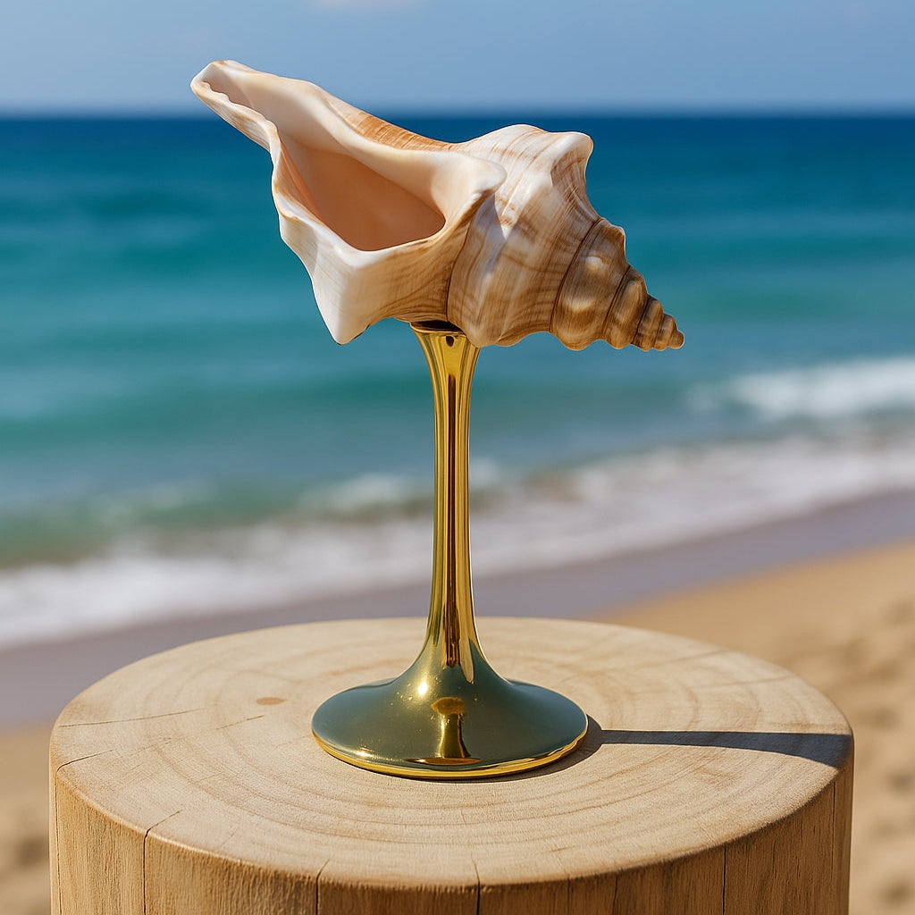 Natural Conch Wine Glass