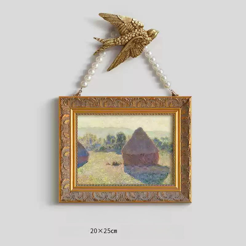 Vintage French Wall Painting Set