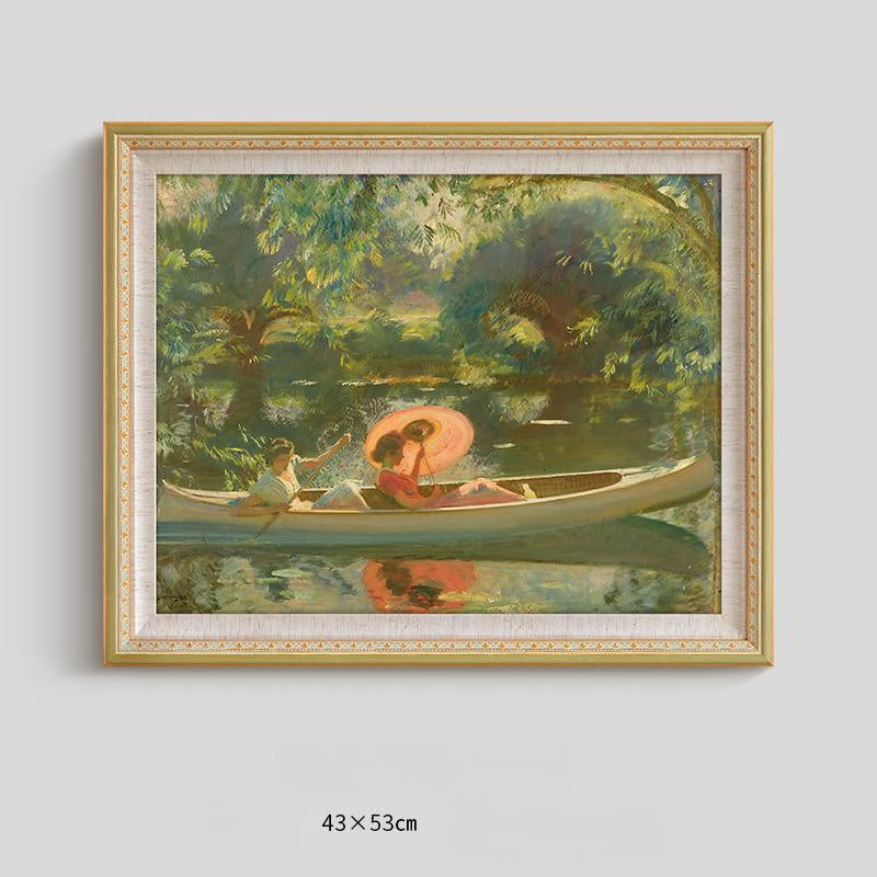 Vintage French Wall Painting Set