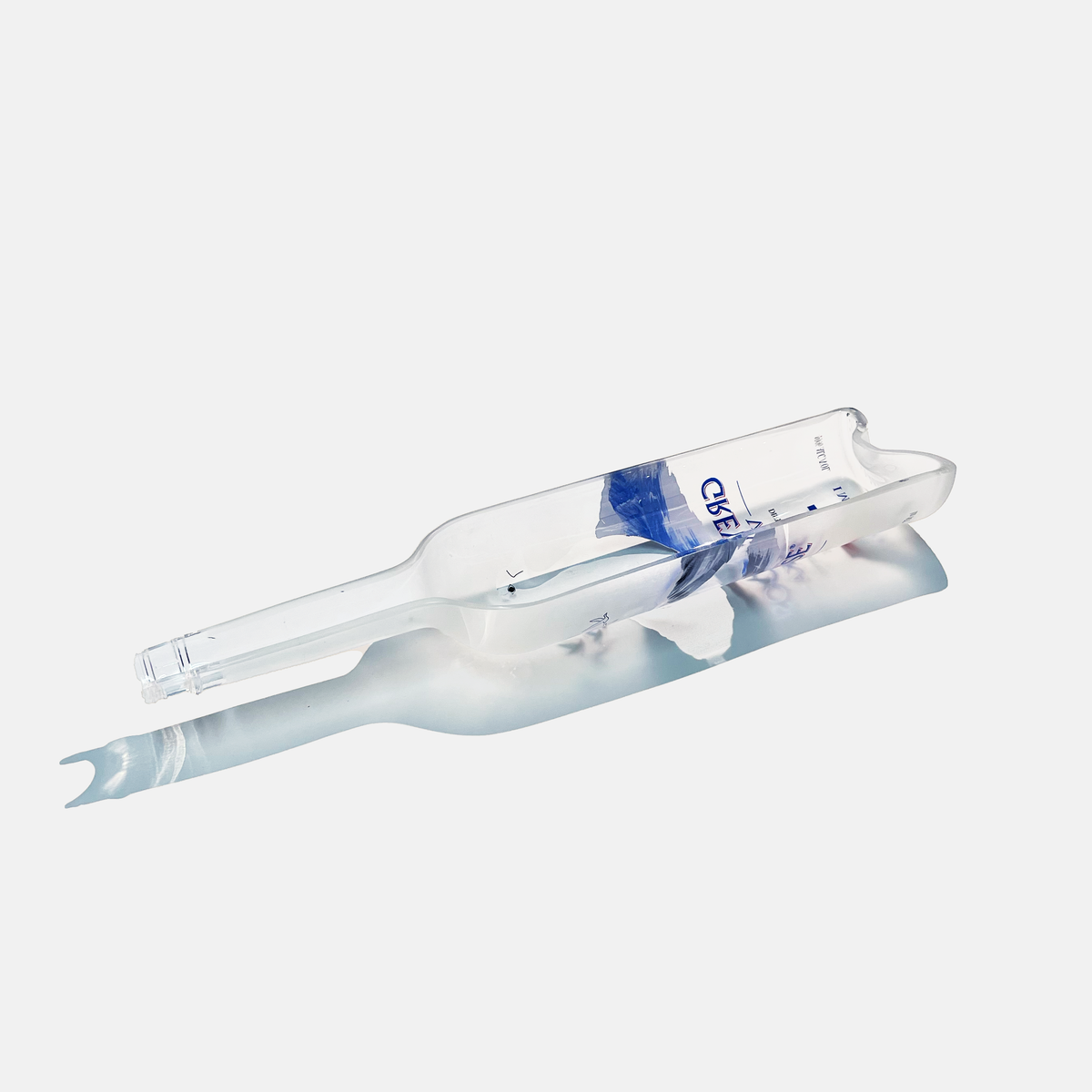 Grey Goose Vodka Bottle Glass Platter