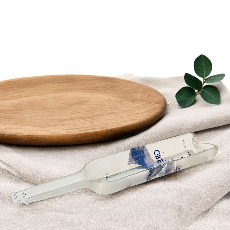 Grey Goose Vodka Bottle Glass Platter