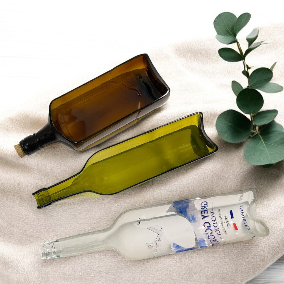 Grey Goose Vodka Bottle Glass Platter