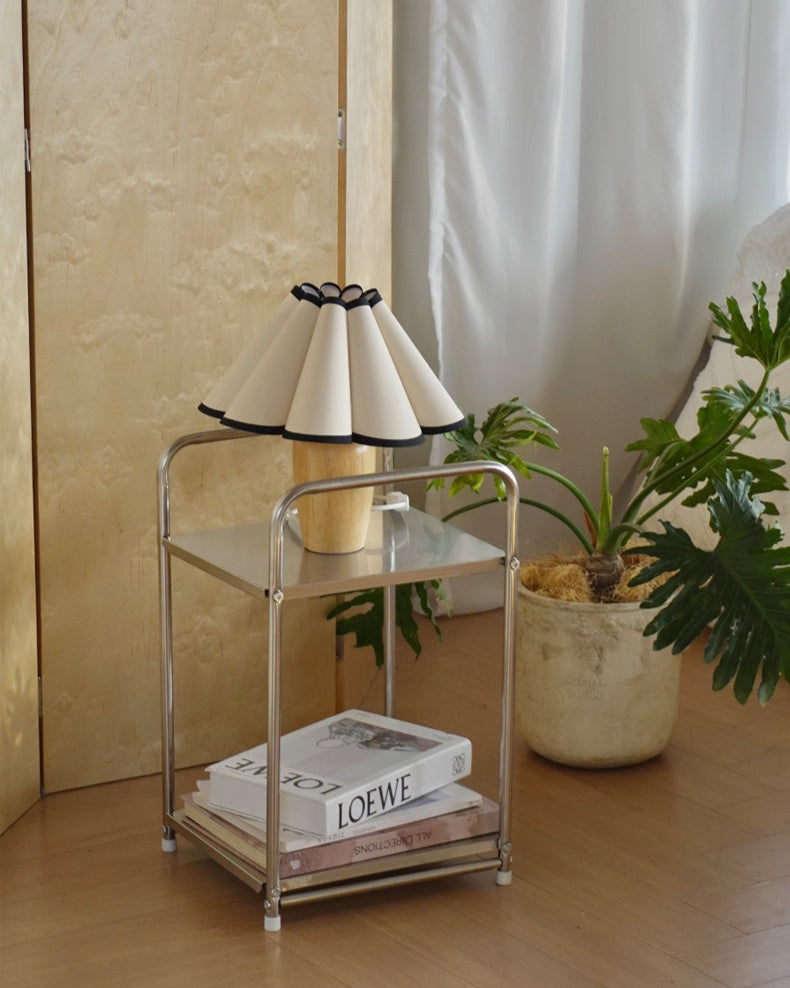 Vintage-Style Floor Storage Rack