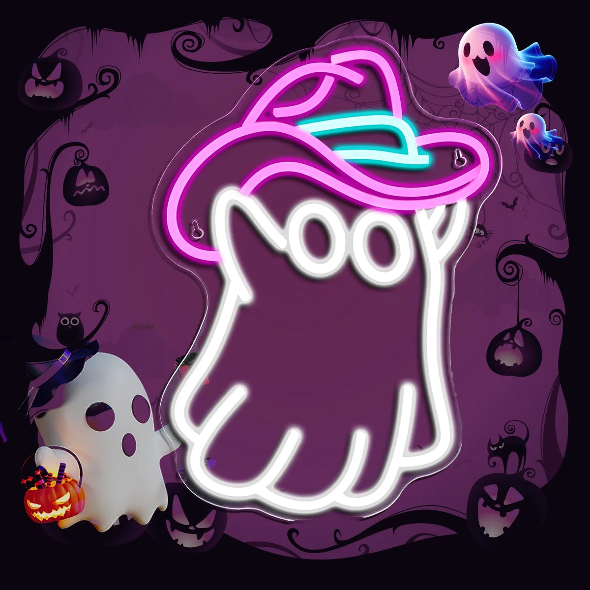Halloween Decor Neon Sign